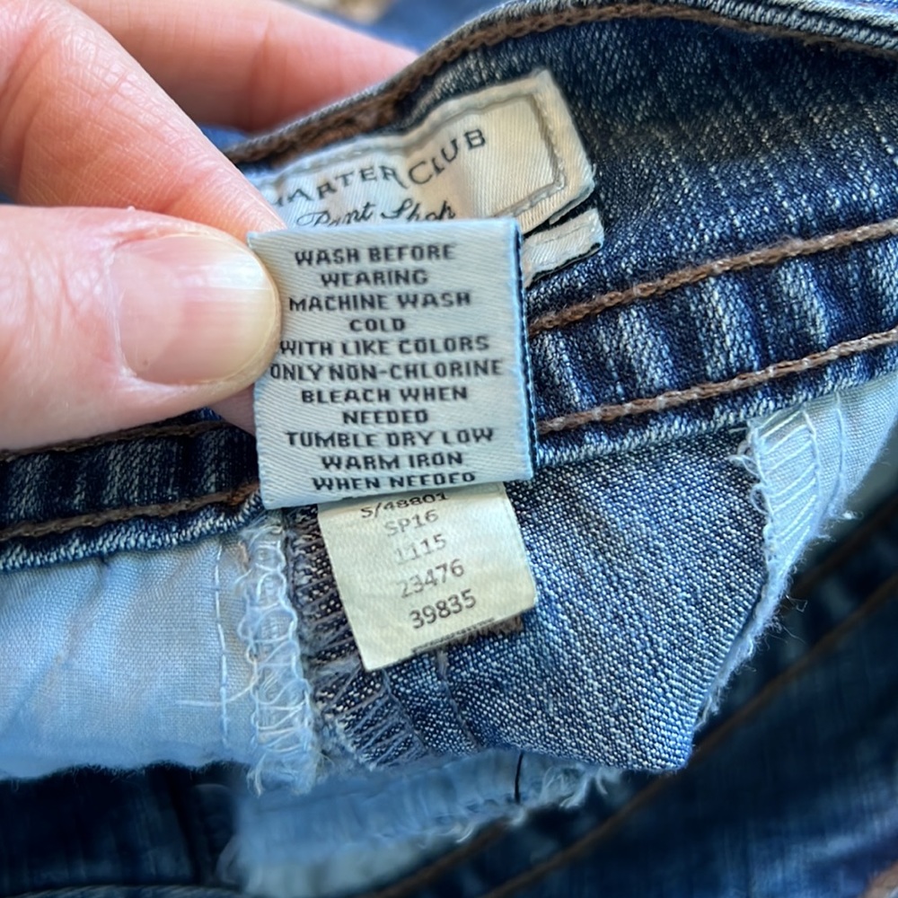 Charter Club Classic Fit Cropped Jeans - Picture 8 of 8